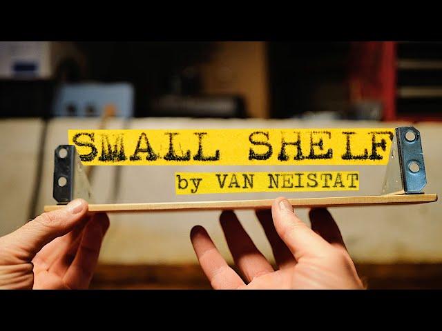 Build a SMALL SHELF without power tools.