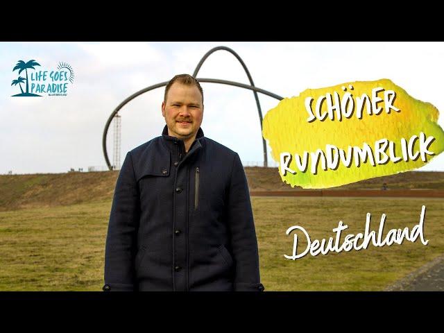 Deutschland • Halde Hoheward in Herten - Schöner Rundumblick am Horizontobservatorium | Vlog #17