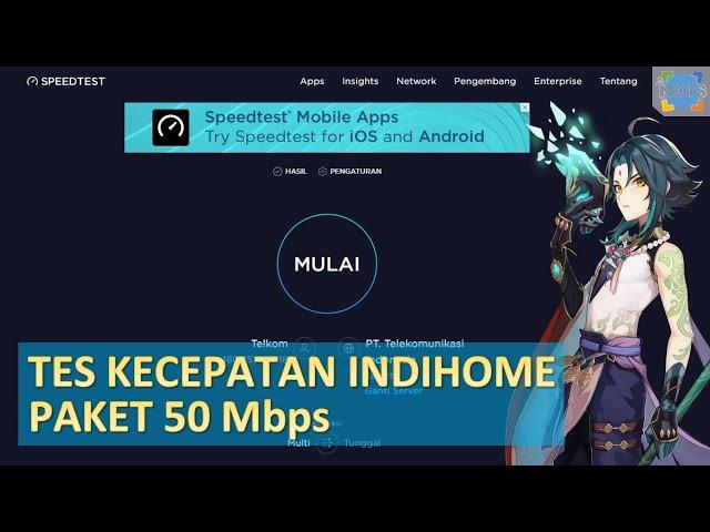 Tes Kecepatan Indihome 50 Mbps 2022 | Speed test - Genshin Impact Indonesia