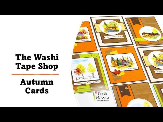 The Washi Tape Shop | Autumn Cards