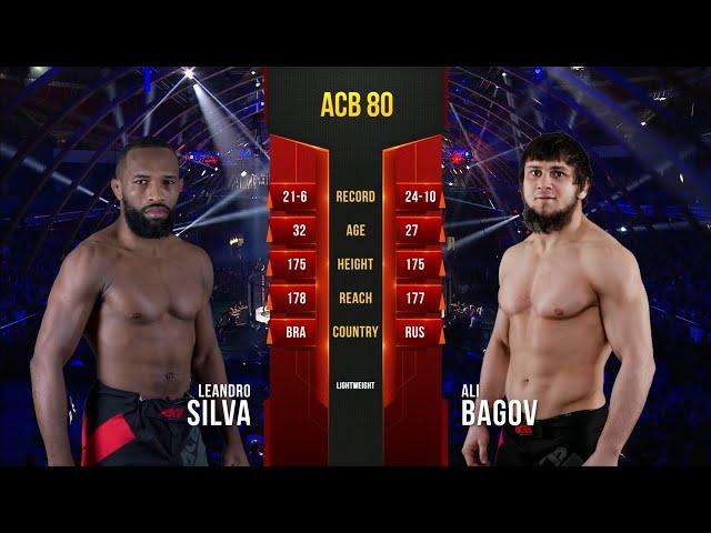 Леандро Сильва vs. Али Багов | Leandro Silva vs. Ali Bagov | ACB 80