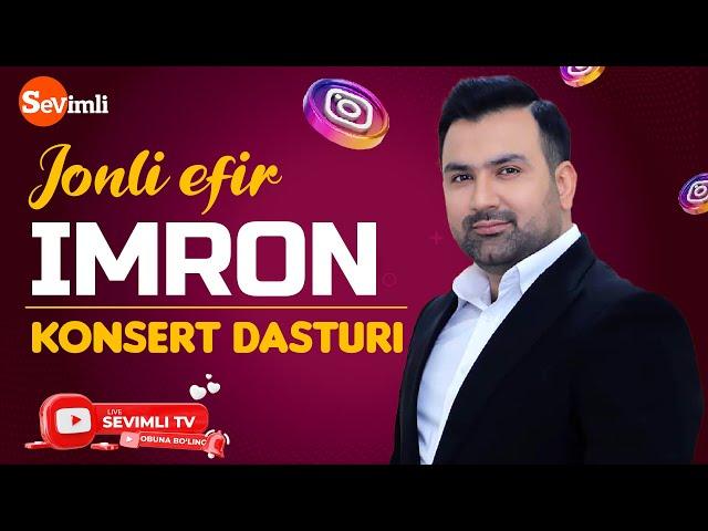 JONLI EFIR! Imronning JONLI IJRODAGI konsert dasturini jonli efirda tomosha qilyapsiz!