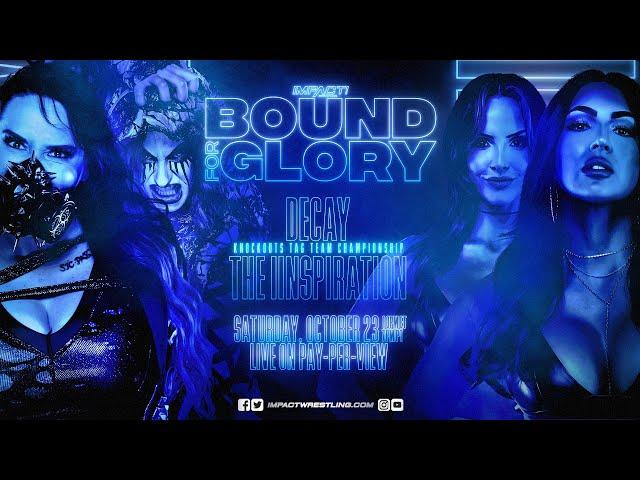 Impact Bound For Glory 2021 Match Card
