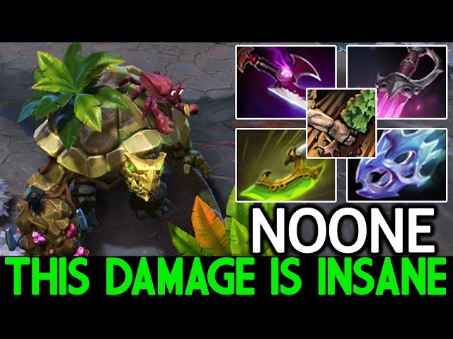 NOONE [Tiny] This Damage is Insane Just One Combo Kill Dota 2