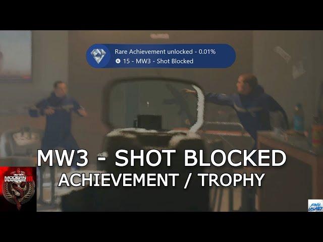 Call of Duty: MW3 - Shot Blocked achievement guide