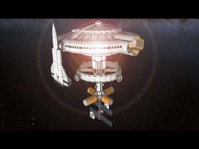 Starbase 1 Build | Huge Kerbal Space Station | KSP Space Station | Kerbal Space Program