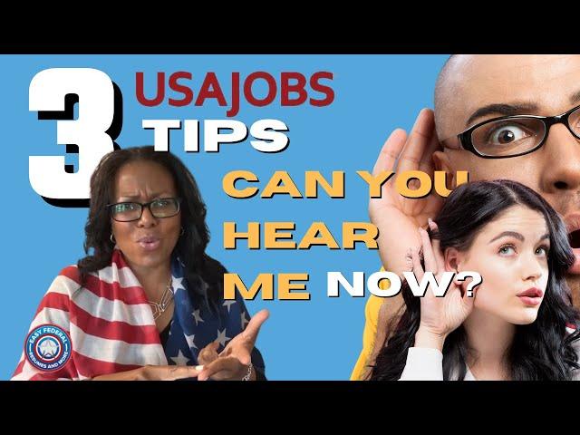 Decoding USAJOBS Myths and Facts  | Pay attention to profile tips |  Career Coach for Government Job