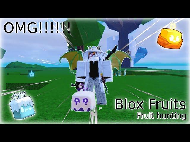 NO WAY! *LUCKIEST* Fruit Hunting in BLOX FRUITS! 