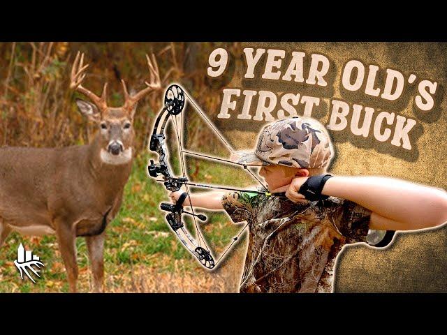 We Took A KID On His FIRST HUNT (Buck Down!!)