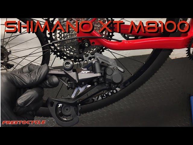 Shimano XT M8100 Rear Derailleur Fitting Guide