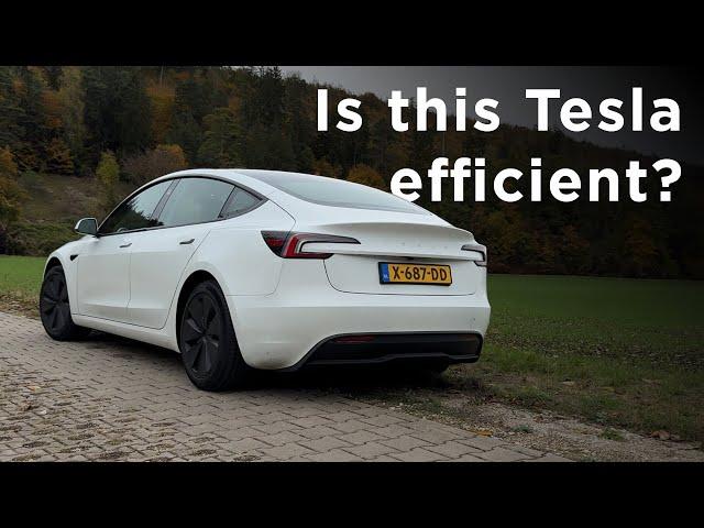 How Efficient is the NEW Tesla Model 3 Highland (SR)? A Real Range Test!