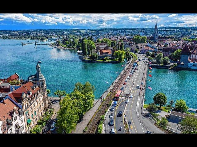 KONSTANZ, GERMANY WALKING TOUR   ( 4K/60FPS)