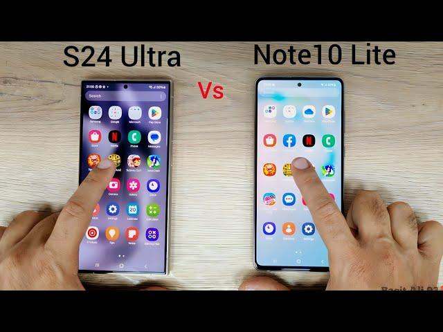 Samsung S24 Ultra vs Note10 lite | SPEED TEST