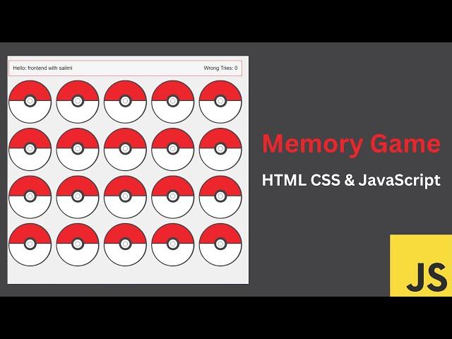 "Mastering JavaScript: The Ultimate Memory Game Tutorial"