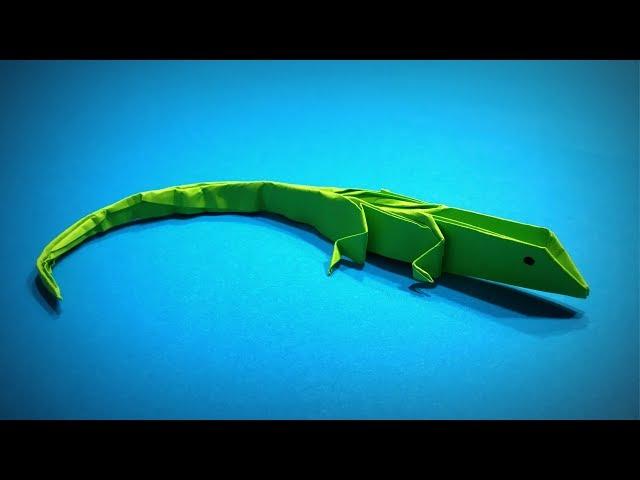 Origami Lizard | How to Make a Paper Lizard (Origami Animals) DIY | Easy Origami ART Paper Crafts