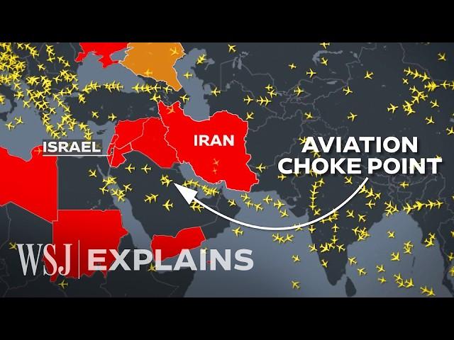 How Israel-Iran Tensions Are Choking Commercial Flight Paths | WSJ