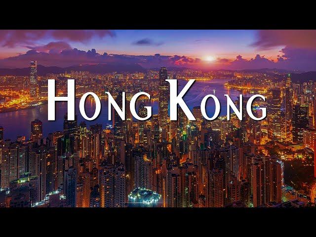 HONG KONG 4K Ultra HD (60fps) - Scenic Relaxation Film with Relaxing Piano Music - 4K Eternal Vibes