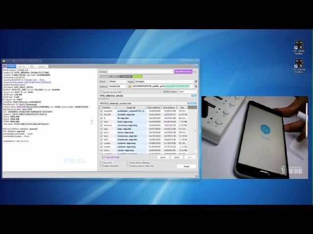 Meizu m2 note debrick and imei repair using UFI Android ToolBox