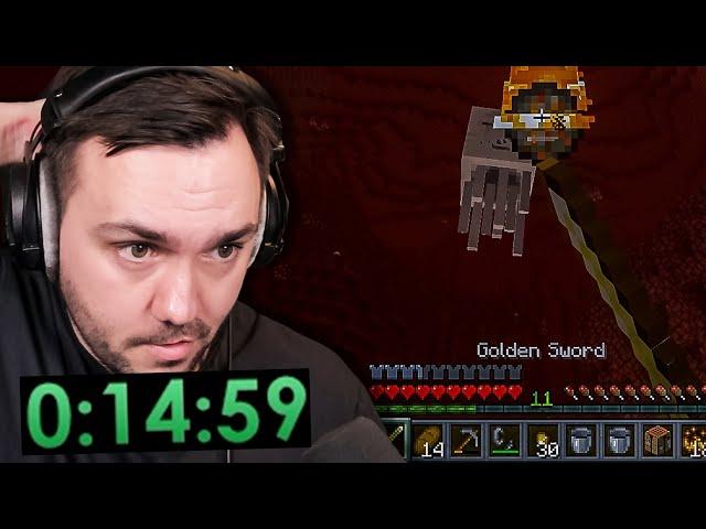 Mitt Første Minecraft Speedrun Var Sjokkerende Bra