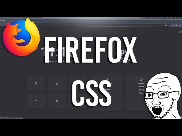 How to make Firefox look awesome with FirefoxCSS