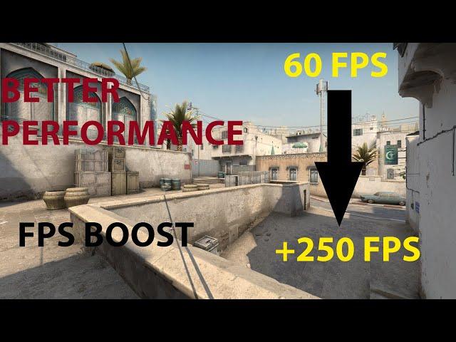 CS:GO FPS BOOST || CS GO FPS ARTTIRMA || +250FPS || HOW TO GREATLY IMPROVE FPS ON CSGO