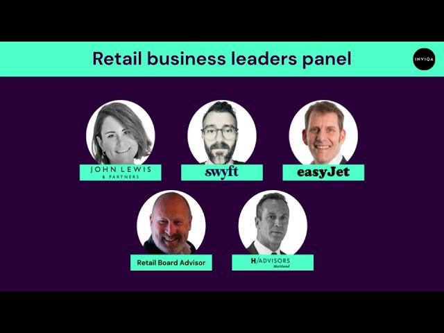 Retail Business Leaders Panel Discussion: Retail Optimisation Webinar, 29 Sept 2022