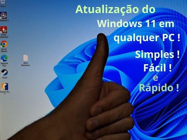 Atualização Windows 11 para qualquer computador - ATUALIZADO 2024