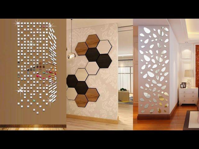 Mirror Wall Home Decor | Living Room Mirror Wall Home Interior Design | How to Decor the Empty Wall?