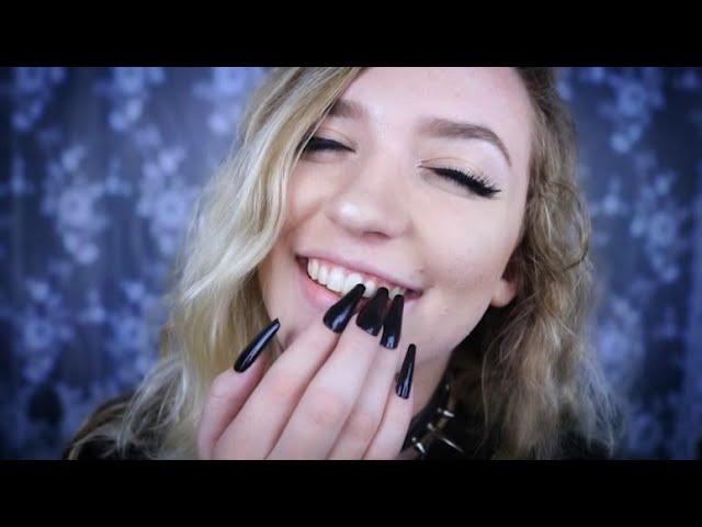 biting, lens licking, teeth licking, & teeth tapping sounds | ASMR  