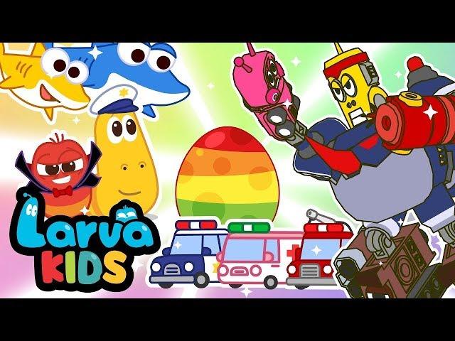 SURPRISE EGGS | COMPILATION | EGG SONG | SUPER BEST SONGS FOR KIDS | LARVA KIDS