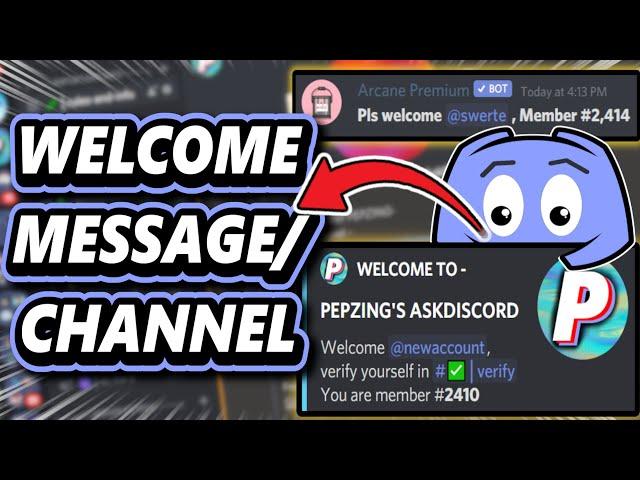 How to make a Discord Welcome Message (2021)