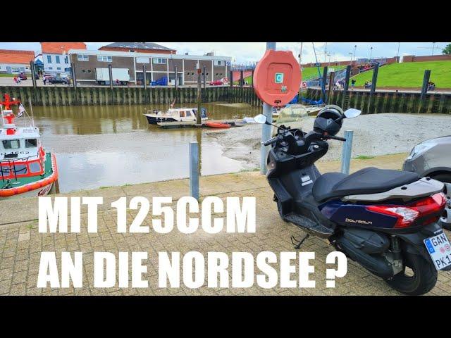 Mit 125ccm an die Nordsee?  300km mit dem Kymco Downtown 125i