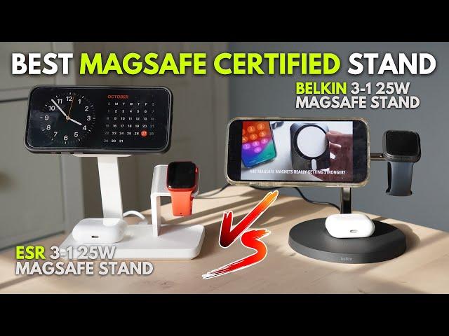 BEST 25W MagSafe Certified Stand? - Belkin vs ESR 25W 3-in-1 Stand