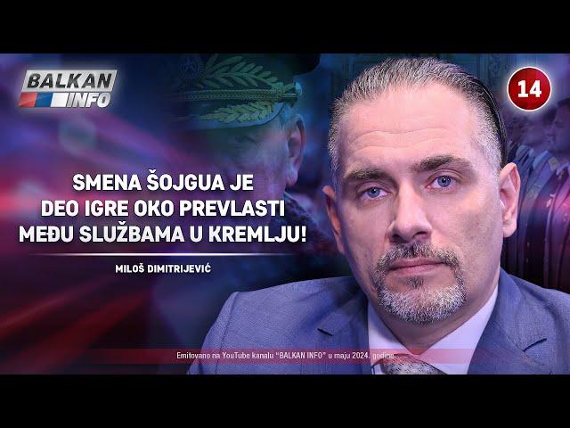 INTERVJU: Miloš Dimitrijević - Smene u Kremlju su deo igre oko prevlasti među službama! (16.5.2024)