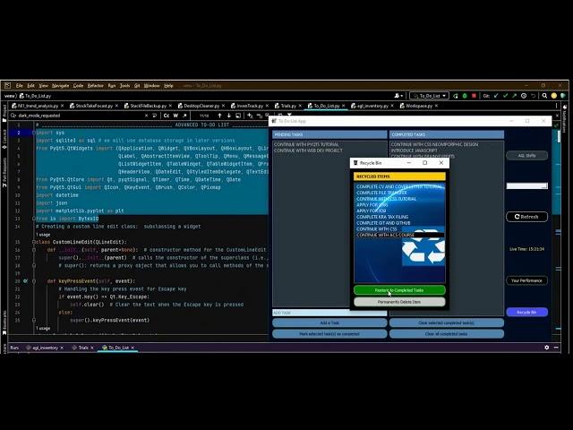To-Do List App with Python and PyQt5 - Project Showcase