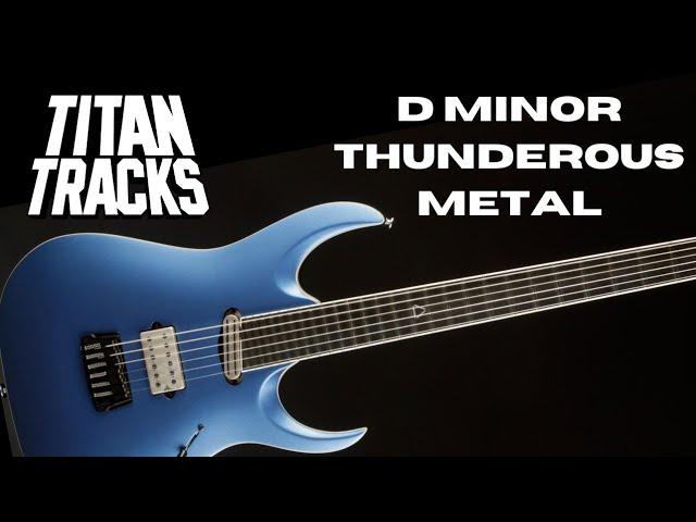 Thunderous Heavy Metal in D Minor (Dm) Backing Track - 100 BPM