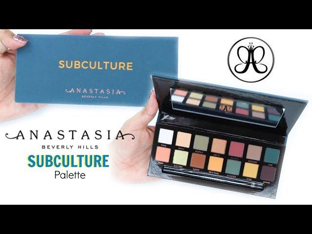 New Anastasia Subculture Palette | SWATCHES