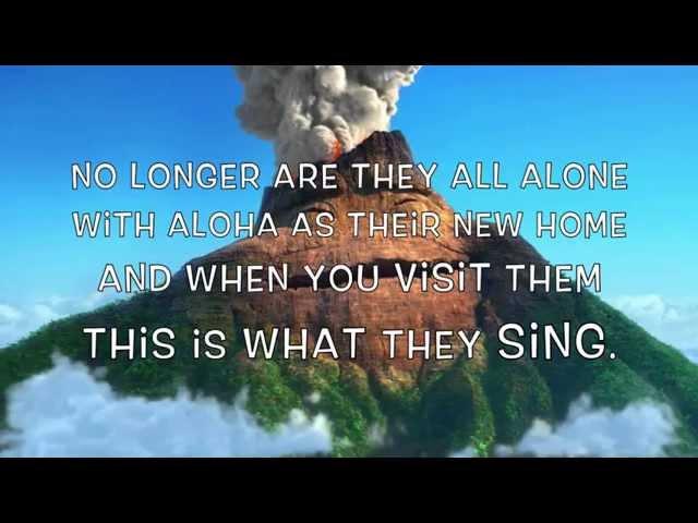 Disney Pixar's "Lava" Short Film (karaoke Instrumental with Lyrics).