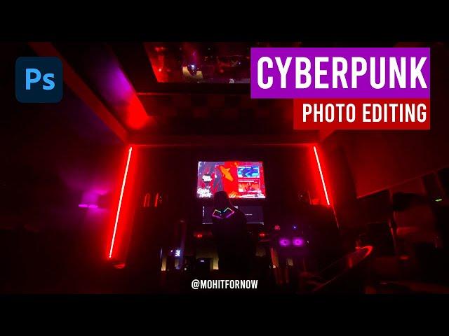 Cyberpunk Photo Editing in Photoshop | Tutorial