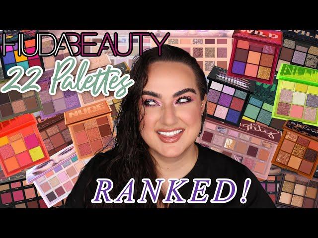 RANKING MY HUDA BEAUTY PALETTES FROM WORST TO BEST! |Patty