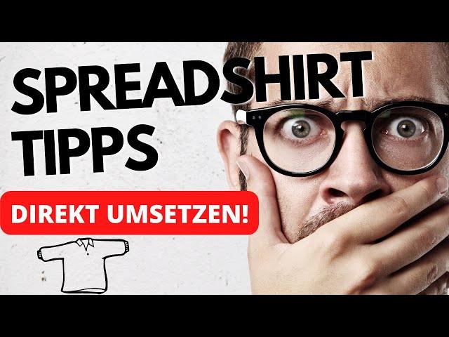 Spreadshirt Tipps - Nischen Finden & Geld verdienen [EINFACH]