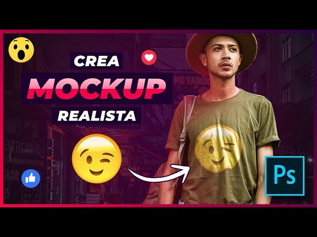 ⭐ Crea mockup de ropa  plantilla editable de manera realista con Photoshop + PSD gratis ⭐