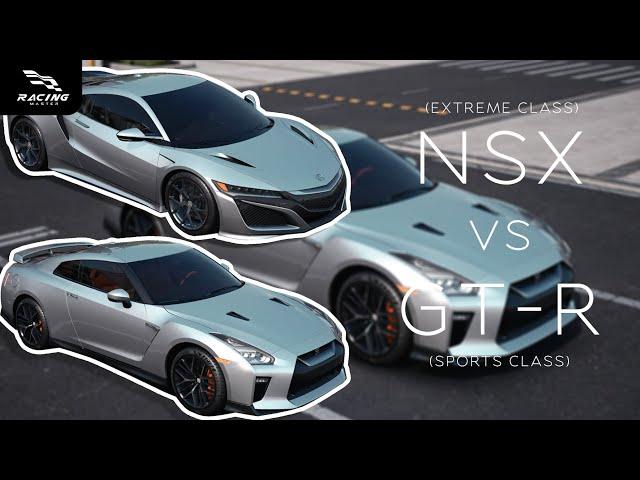 [RACING MASTER] | Acura NSX vs Nissan GT-R