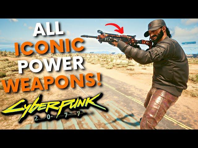 Cyberpunk 2077  - All Secret FREE Iconic Power Weapons! #2 (Locations & Guide)