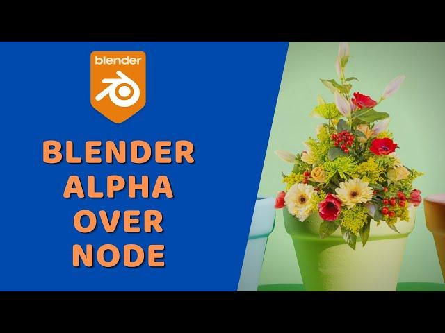 Blender - Alpha Over Node