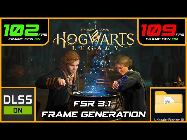 How To install FSR 3.1 Frame Generation : Hogwarts Legacy GTX/AMD/INTEL