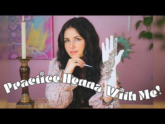 Simple Party Henna Design Tutorial for Beginner Henna Artists #henna #mehndi #hennatutorial