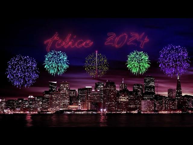 Happy New Year 2024 - Adobe After Effects fireworks