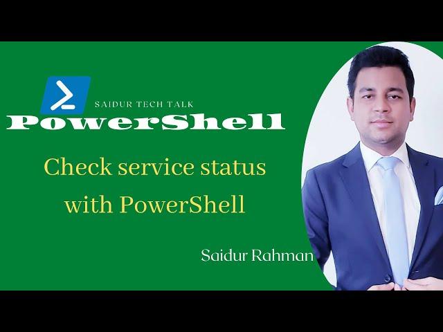 Check Service Status with PowerShell