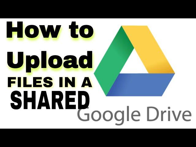 How to Upload and Add Files in a shared Google Drive Folder (Tagalog)